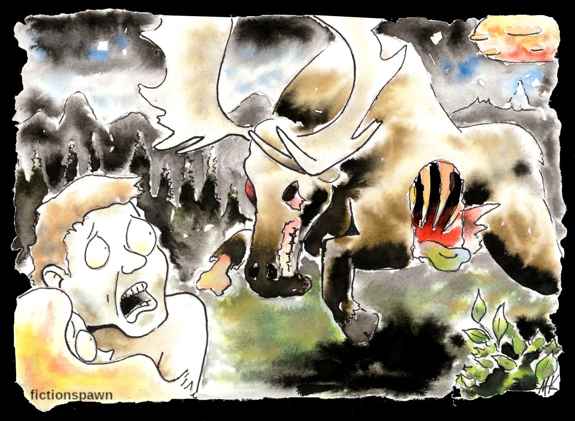Zombie Moose Aak fictionspawn
