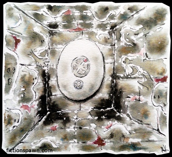 vault ink illustration