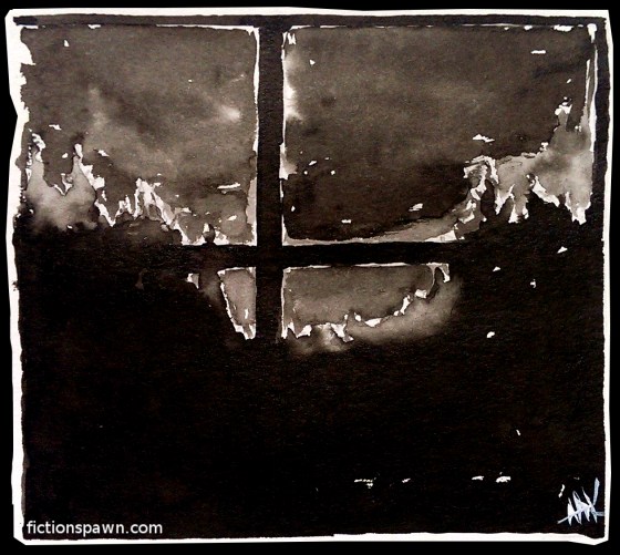 Darkness through the window. Aak fictionspawn
