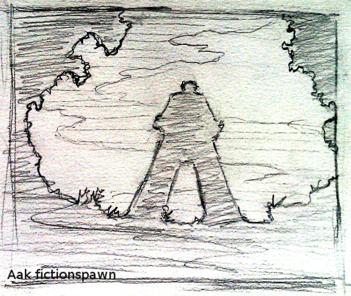 silouette of man Aak fictionspawn