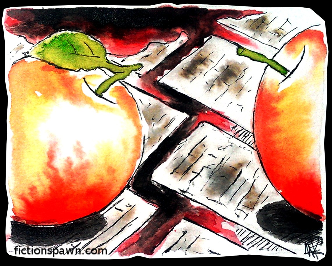 Blood floating in the street. Apples. Aak fictionspawn