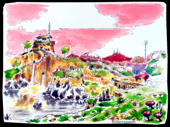 Fantasy Landscape, Aak fictionspawn