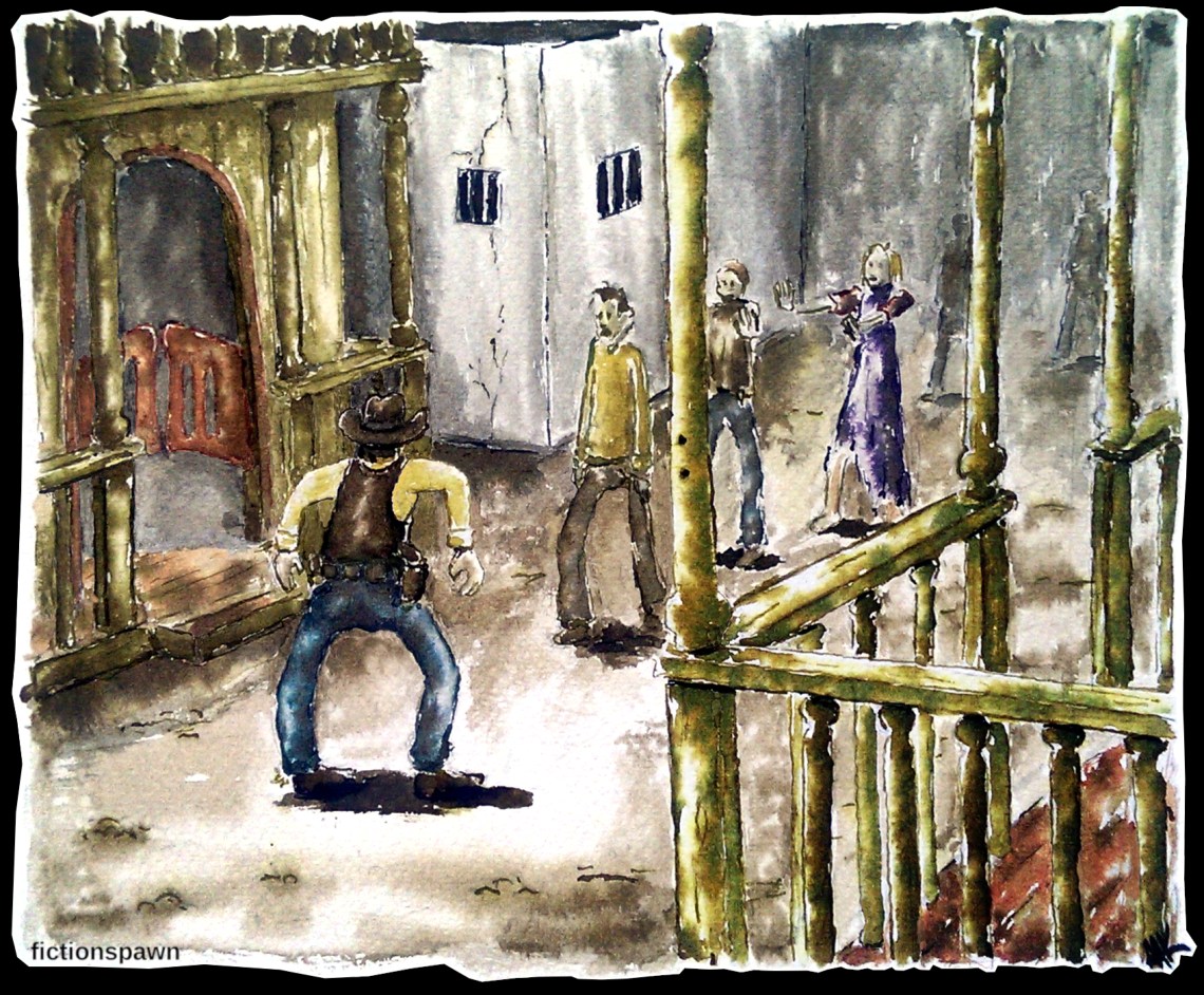 Cowboy and zombies. Aak fictionspawn