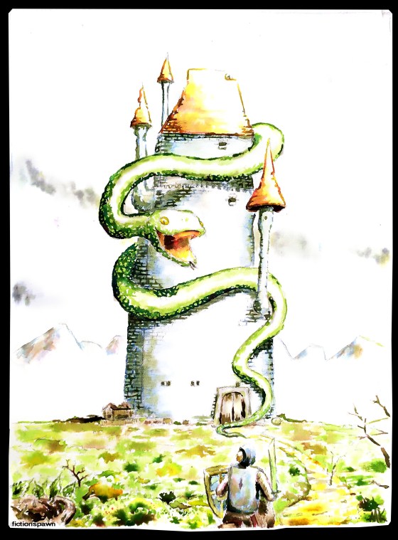 Giant snake Aak fictionspawn