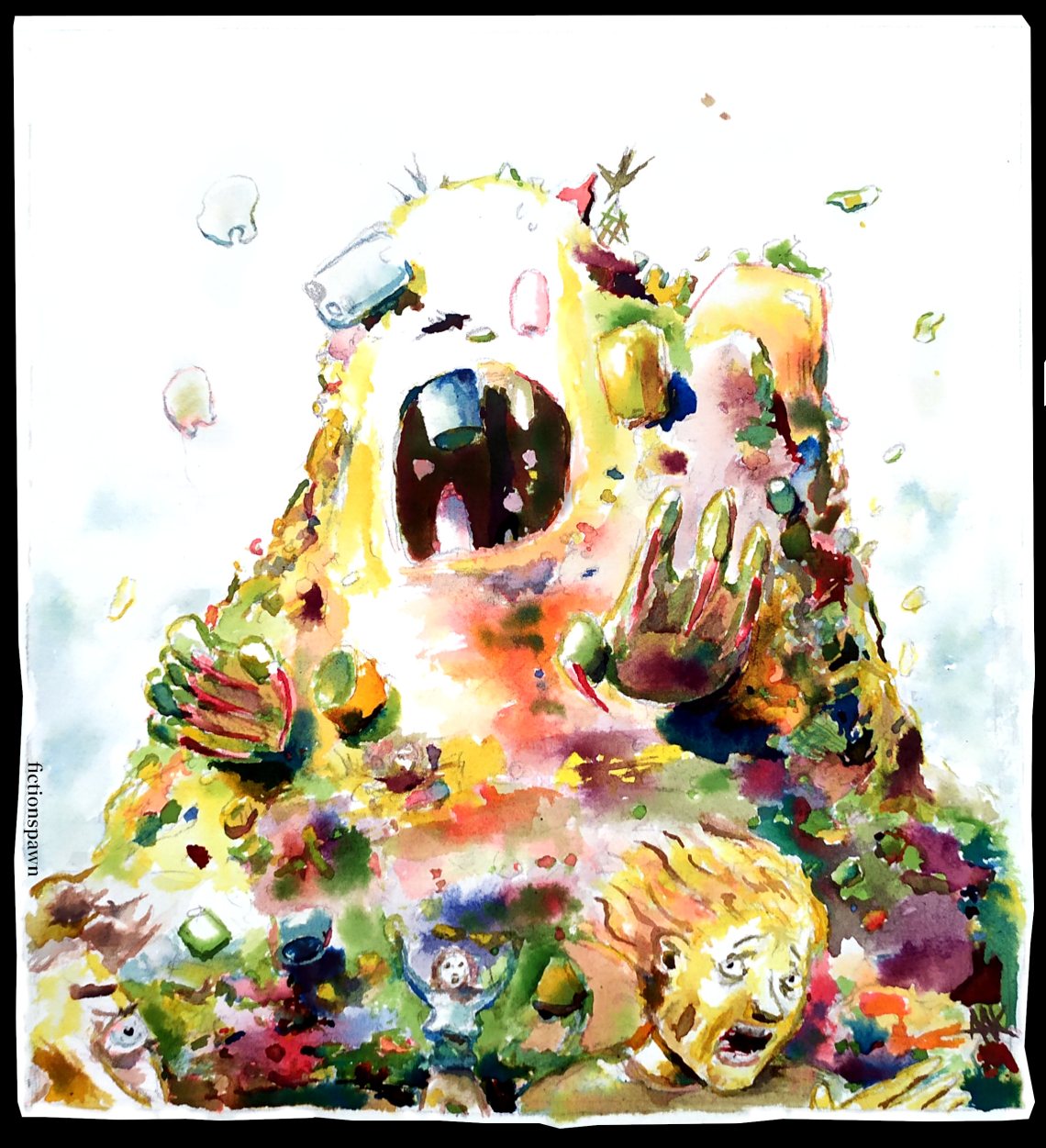 Plastic monster attack Aak fictionspawn