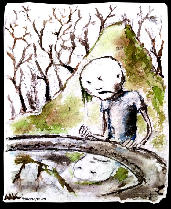 A monster looking in the mirror. Aak fictionspawn