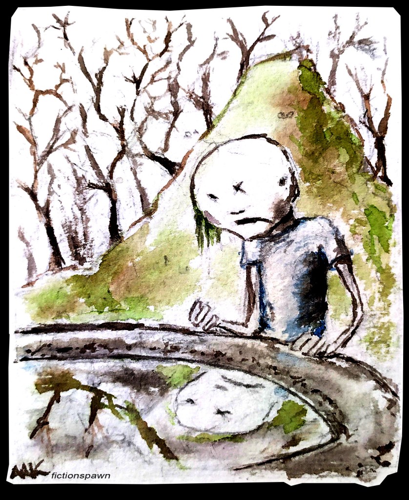 A monster looking in the mirror. Aak fictionspawn